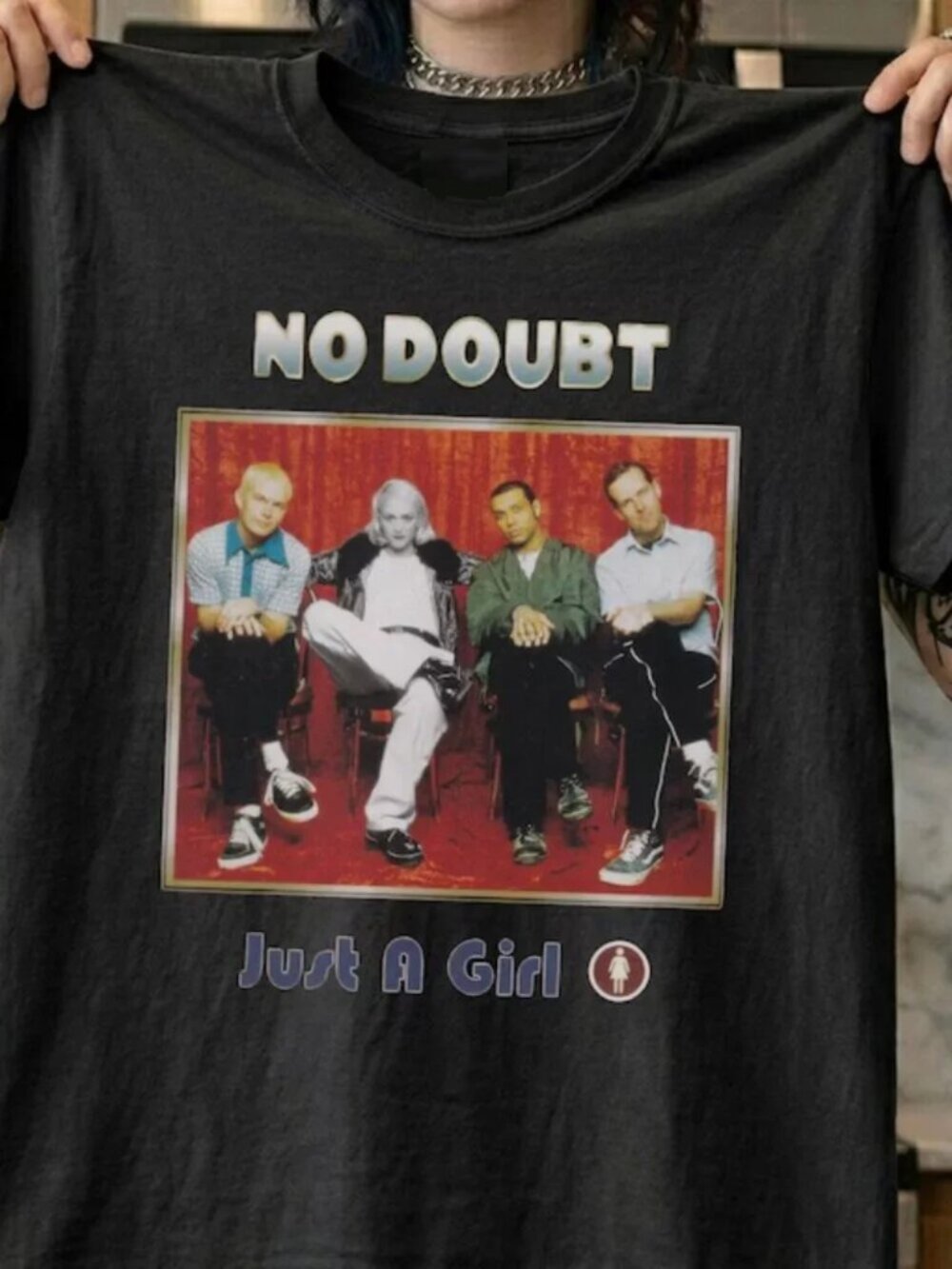 No Doubt Unisex T-Shirt, Gwen Stefani Just A Girl 90s T Shirt
